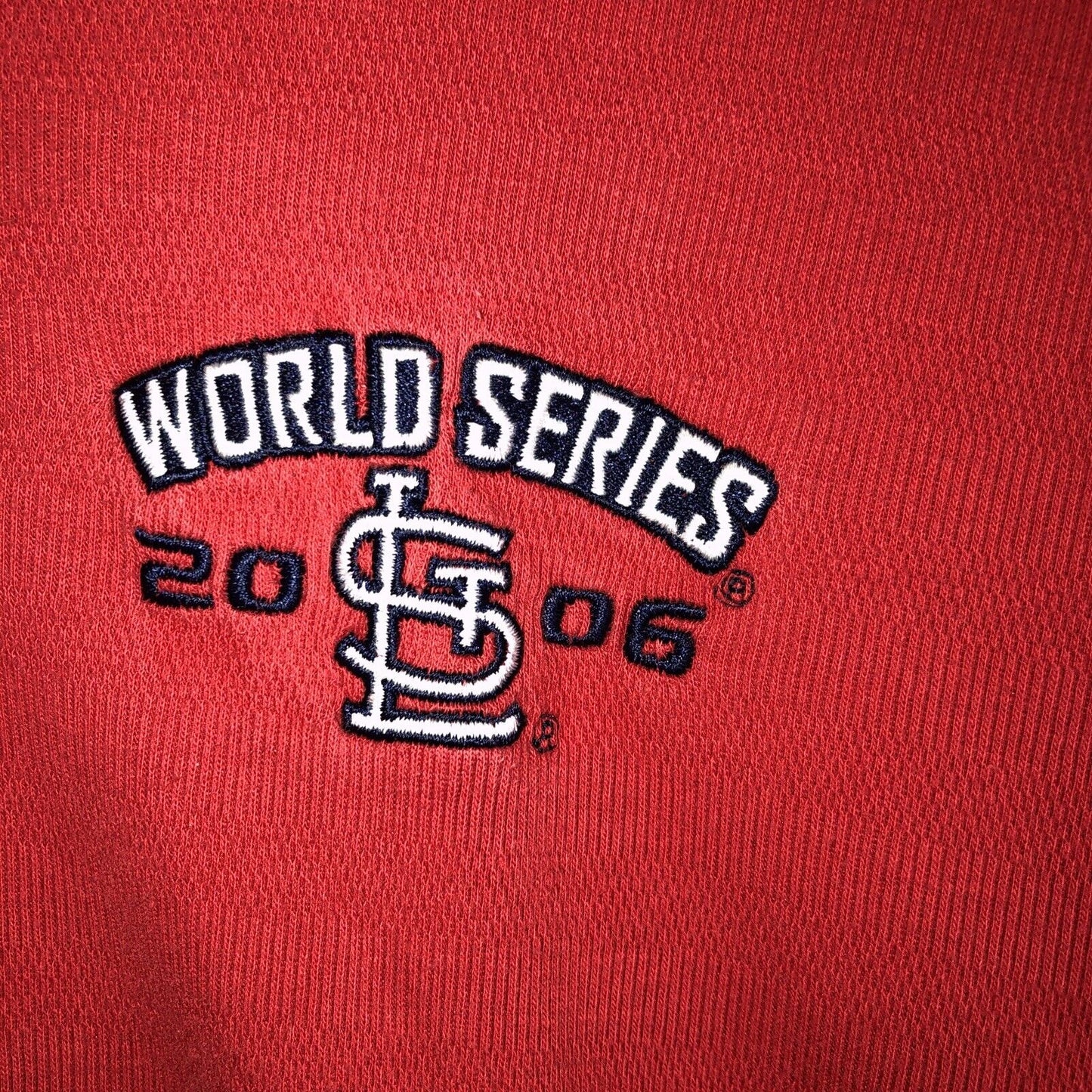 Nike St Louis Cardinals World Series 2006 Polo Mens Size XXL Color Red