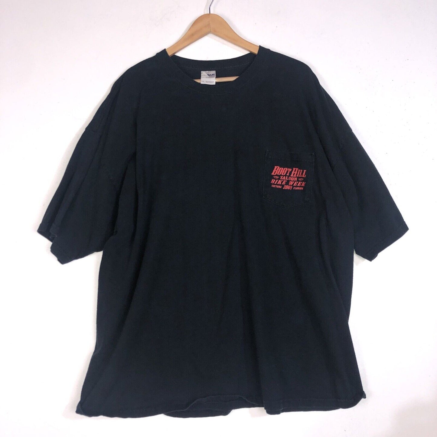 Boot Heel Saloon T Shirt Mens Size 3XL Color Black Bike Week 2009