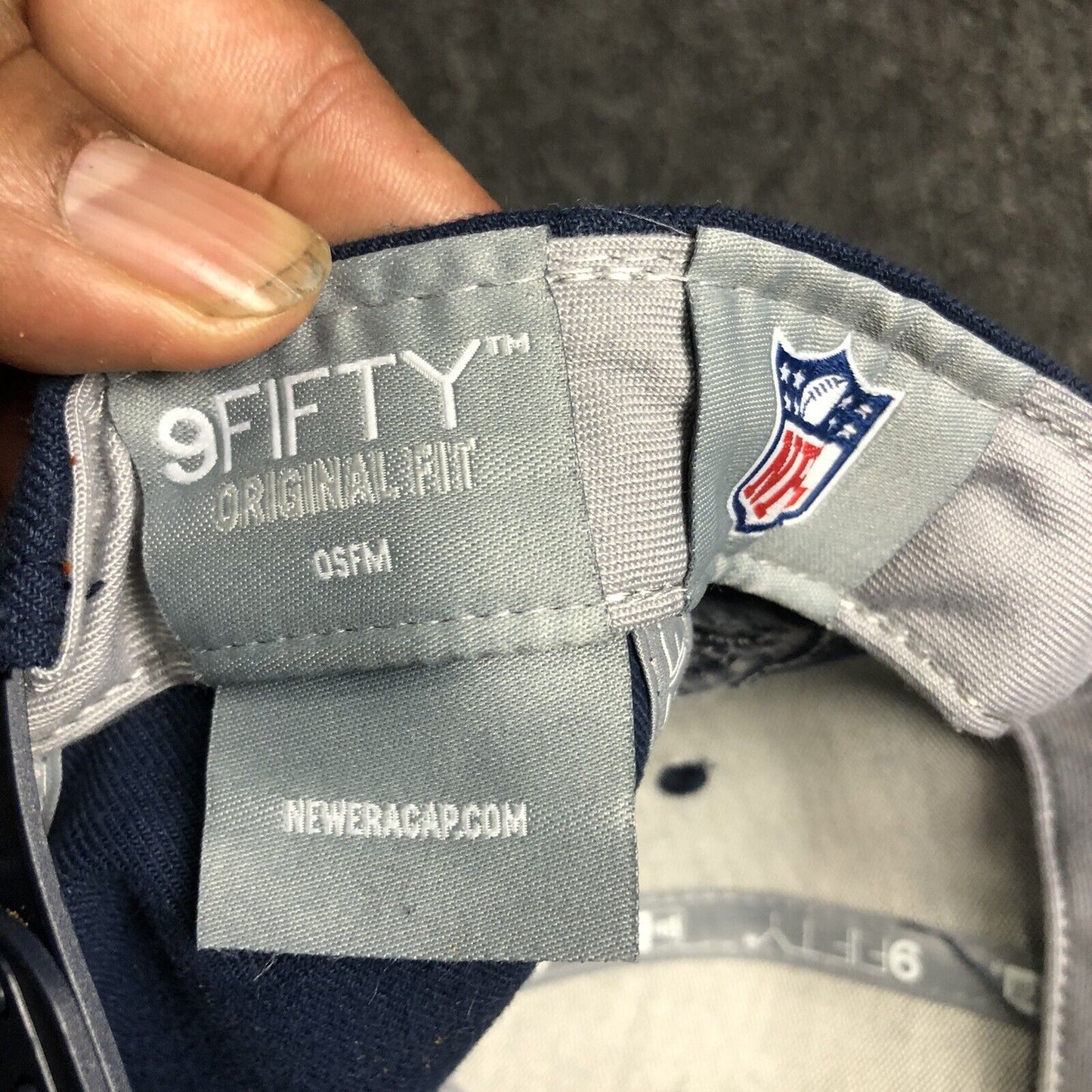 9Fifty New England Patriots Snapback Hat One Size Fits Most Embroidered