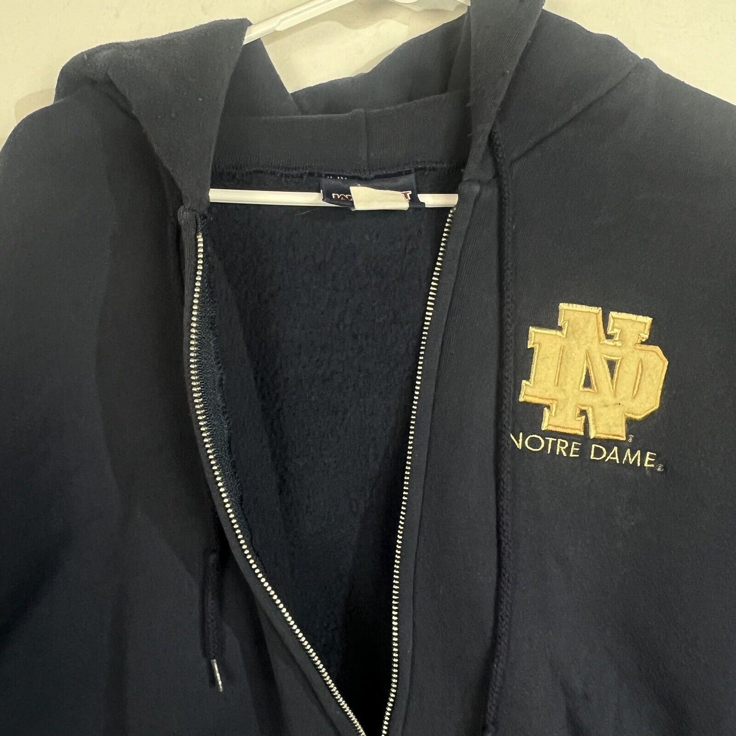 Jansport Notre Dame Hoodie Men’s XXL Multicolor Full Zip Embroidered Jacket 5104