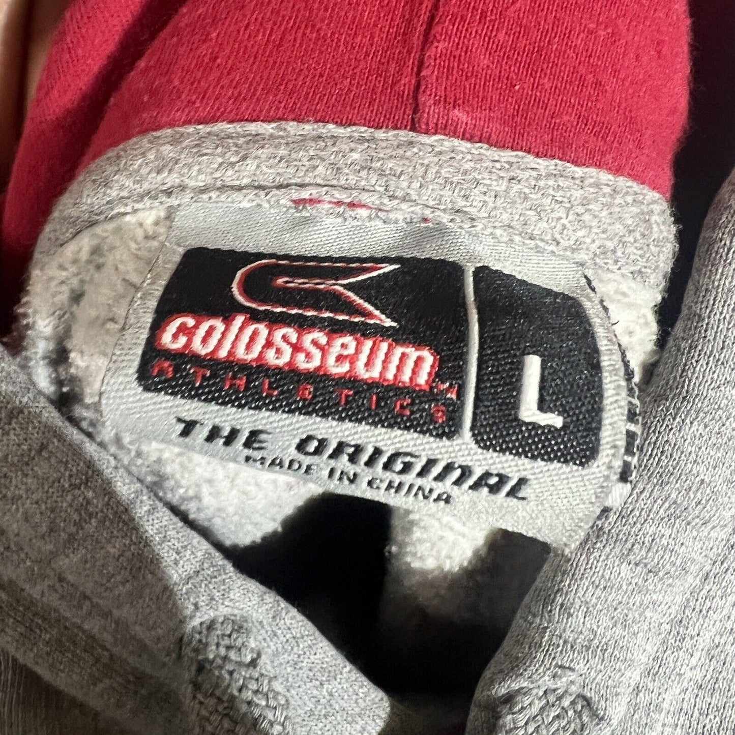 Colosseum Alabama Crimson Tide Hoodie Men’s Large Long Sleeve Heavy Weight(5404)
