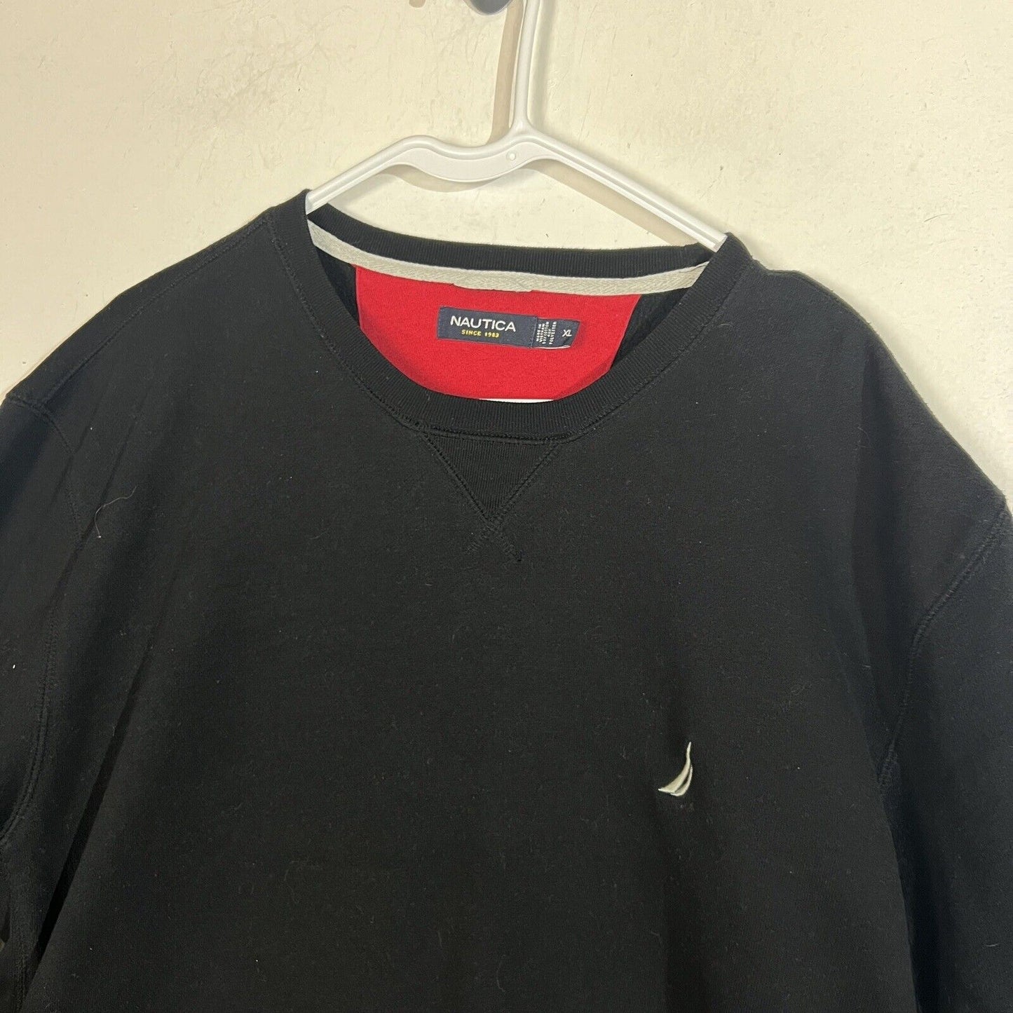 Nautica Sweater Men’s XL Black Long Sleeve Casual 6307