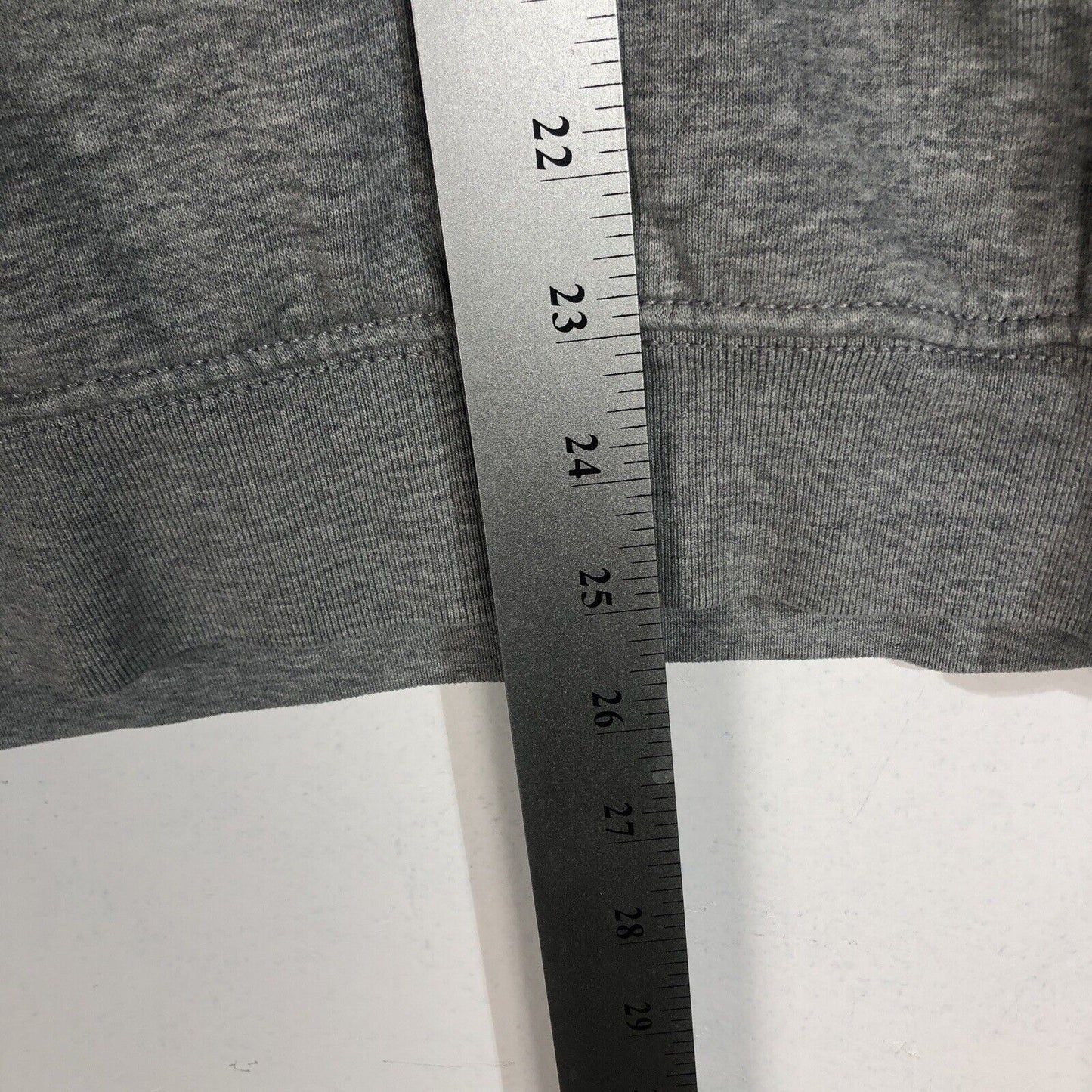 Chaps Pullover Sweater Men’s Large Color Gray Long Sleeve Quarter Zip