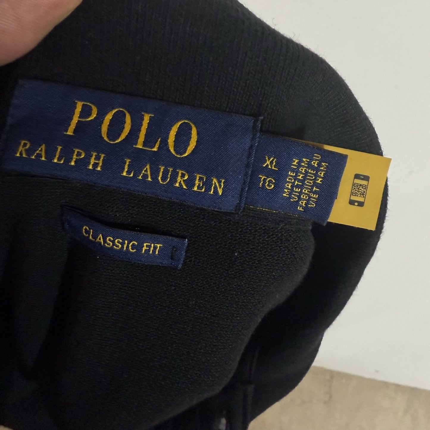 Polo Ralph Lauren Shirt Men’s XL Color Black Blue Label Long Sleeve