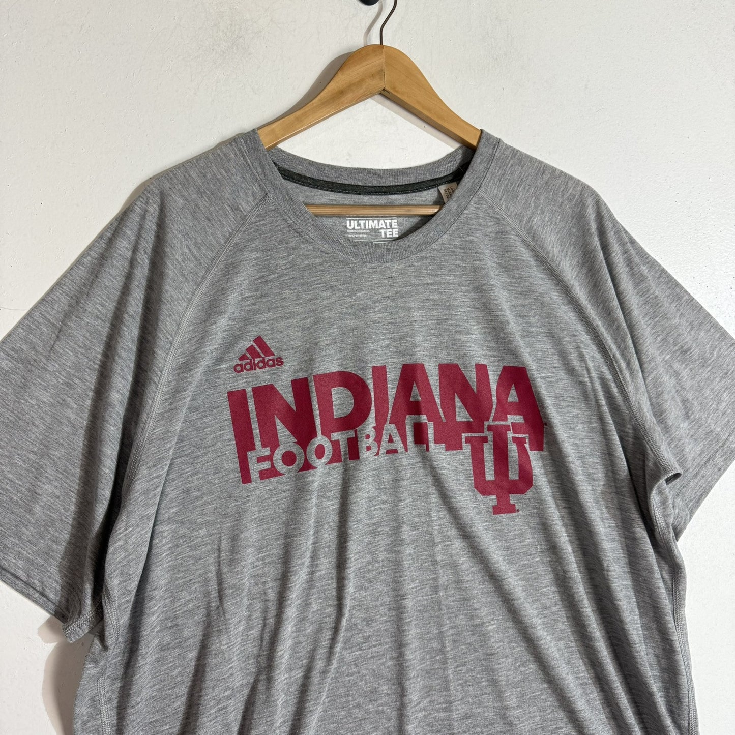 Adidas Indiana Hoosier Football T-Shirt Multicolor Short Sleeve