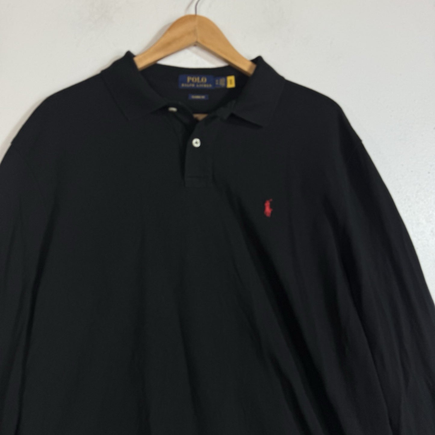Polo Ralph Lauren Shirt Men’s XL Color Black Blue Label Long Sleeve