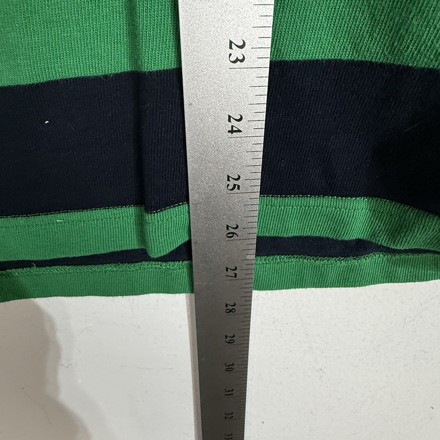 Chaps Rugby Shirt Men’s Large Multicolor Long Sleeve Striped Heavyweight