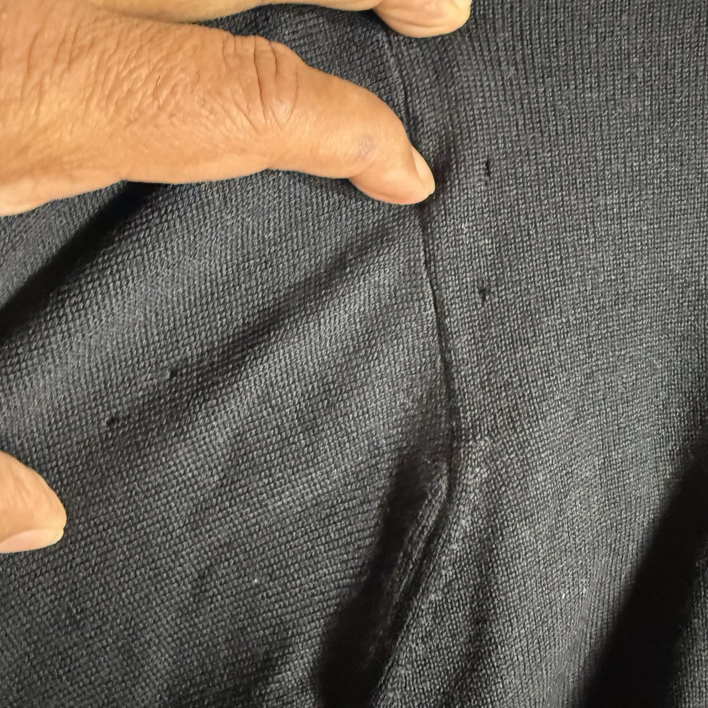 Brandini Wool Sweater Men’s Large Color Black Made In Italy