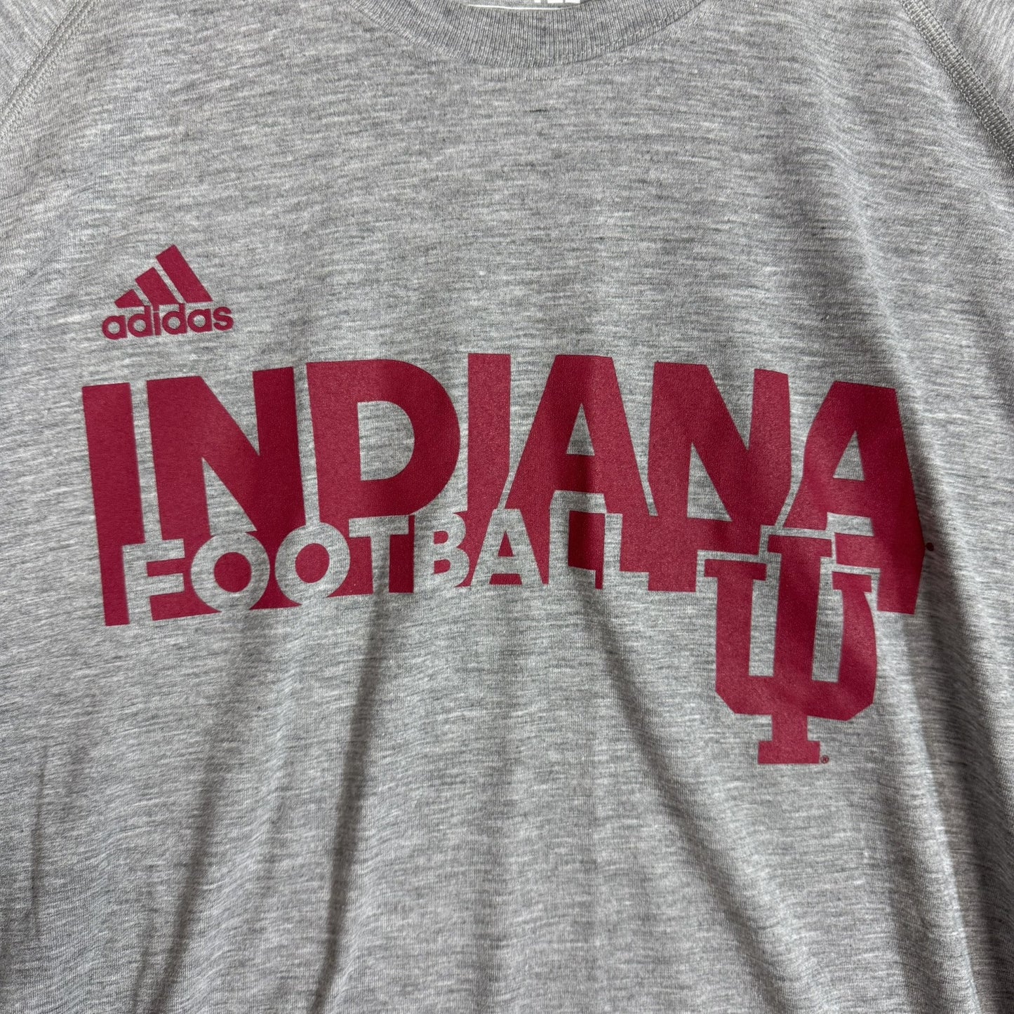 Adidas Indiana Hoosier Football T-Shirt Multicolor Short Sleeve