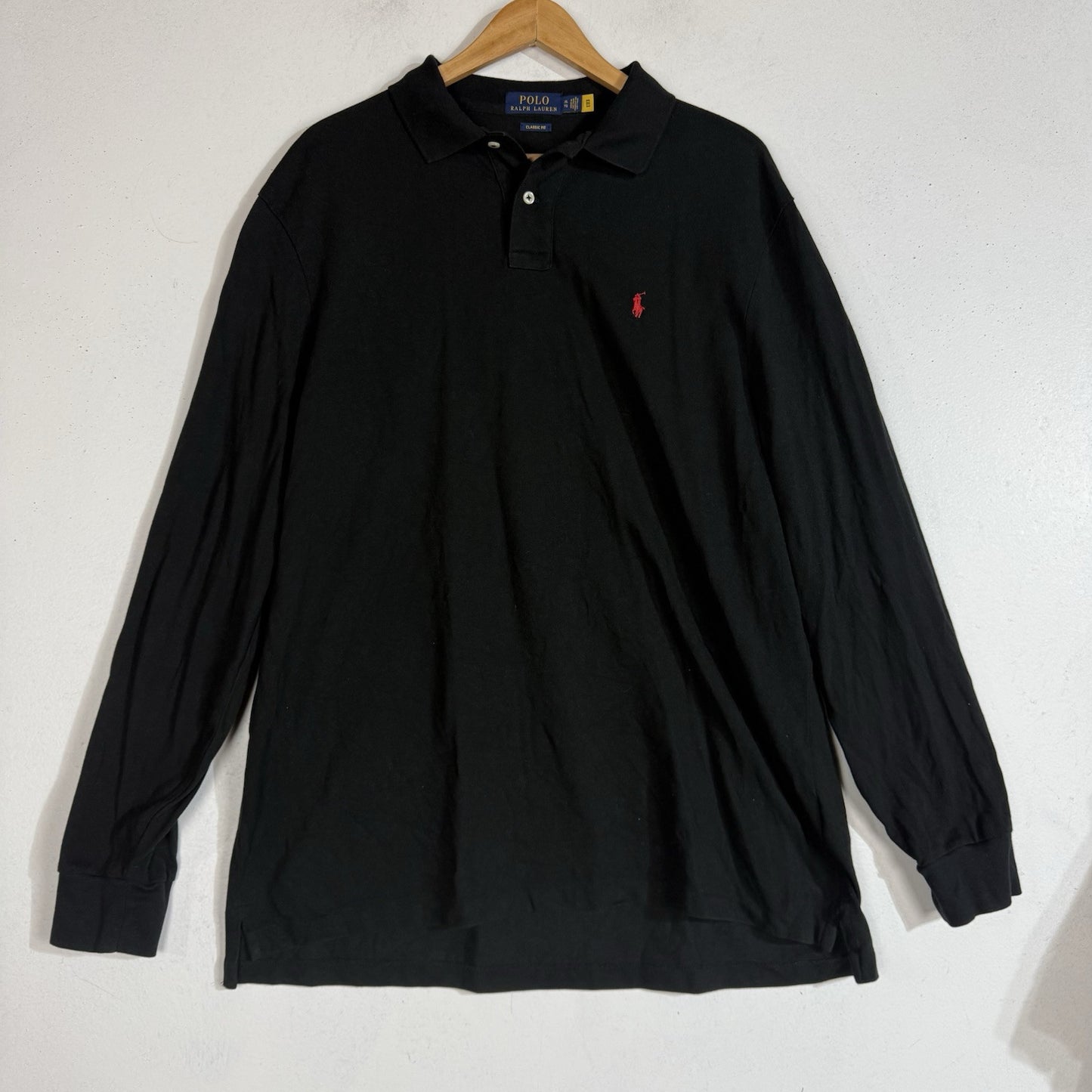 Polo Ralph Lauren Shirt Men’s XL Color Black Blue Label Long Sleeve