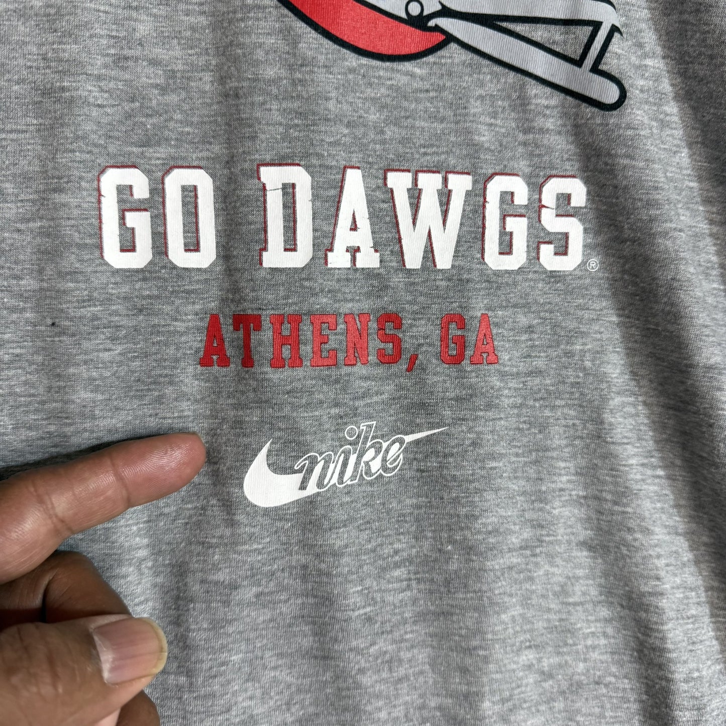 Nike Georgia Bulldogs T-Shirt Men’s XXL Multicolor Short Sleeve