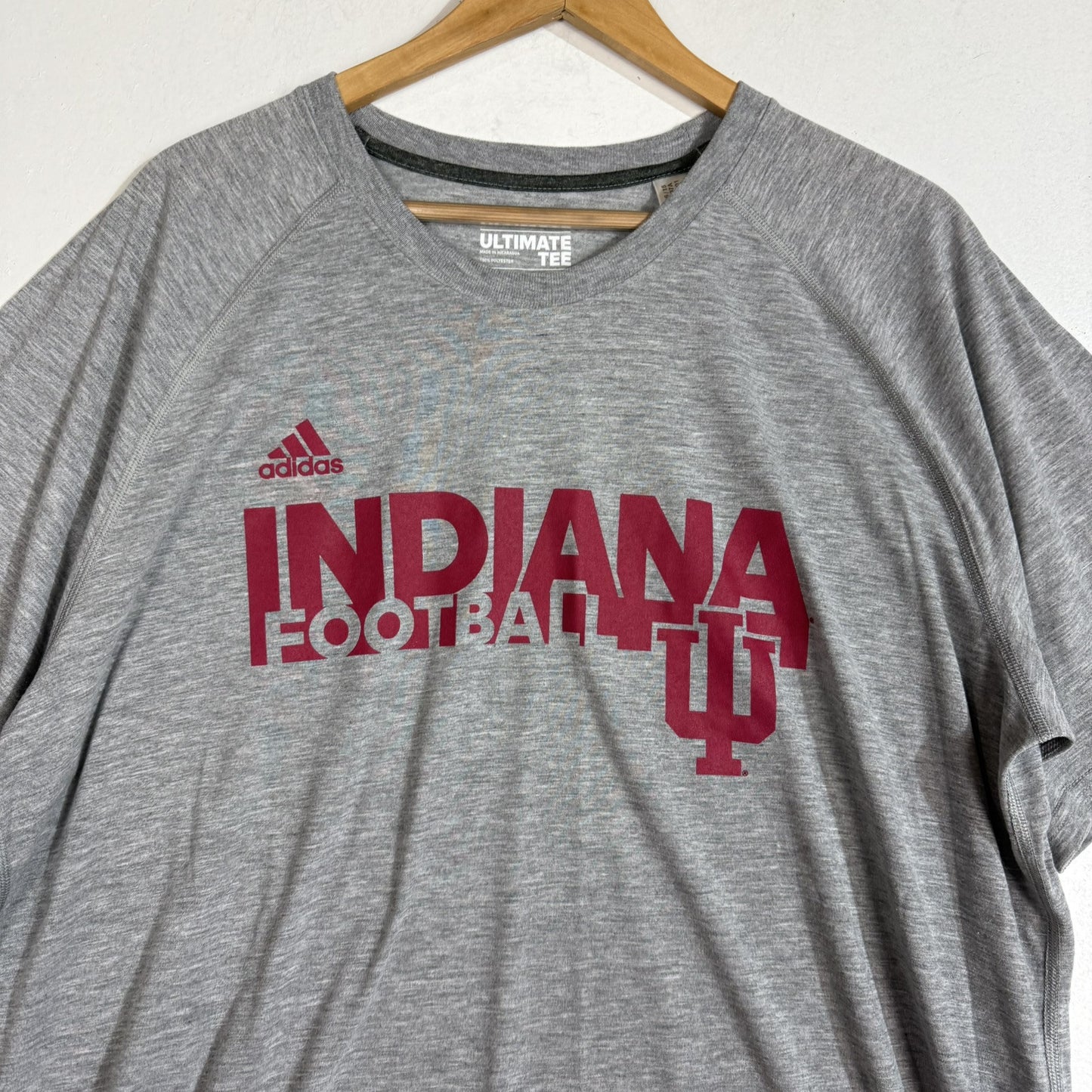 Adidas Indiana Hoosier Football T-Shirt Multicolor Short Sleeve