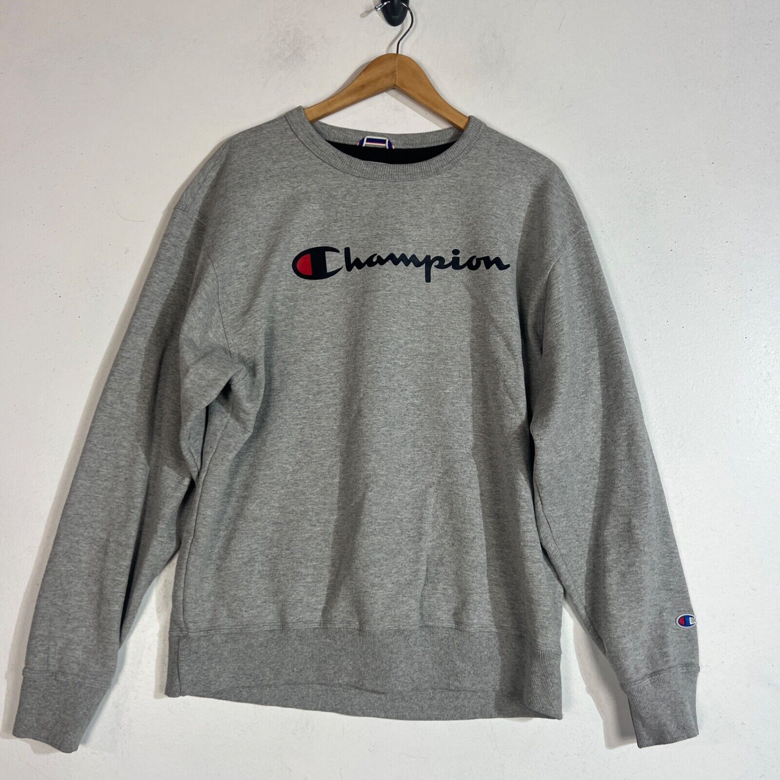 Champion Sweatshirt Men's Size Large Multicolor Long Sleeve Heavyweight Pullover