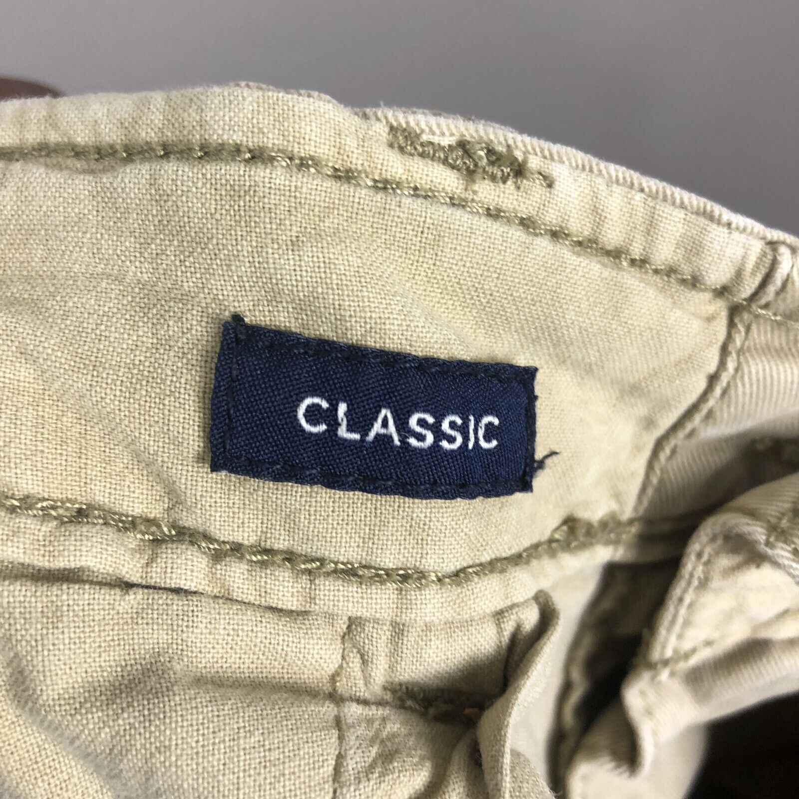 American Eagle Men’s Chino Shorts Size 31w Beige Heavy Casual