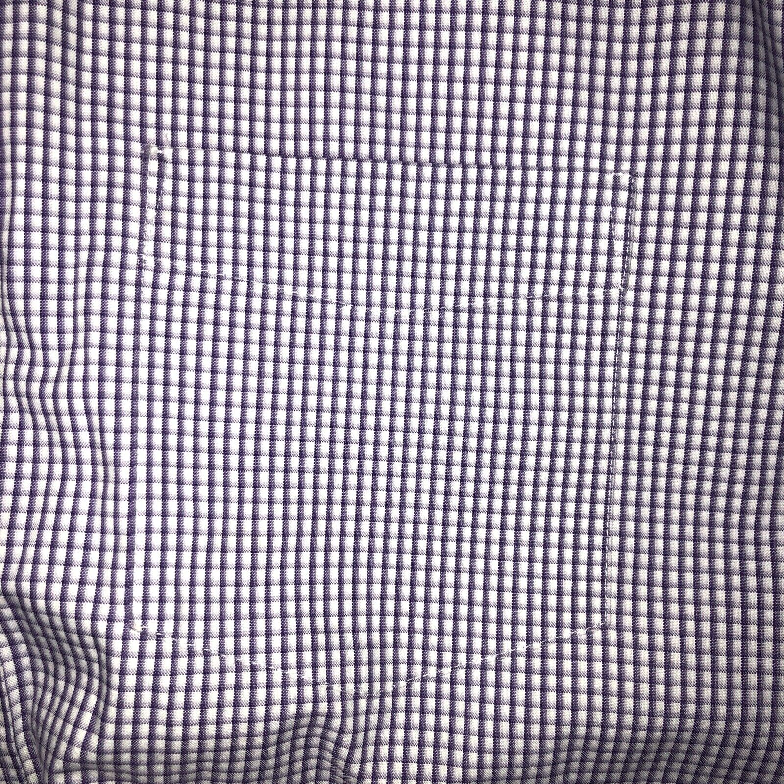 Eddie Bauer Button Down Short Sleeve Shirt Mens Size Large Color Purple