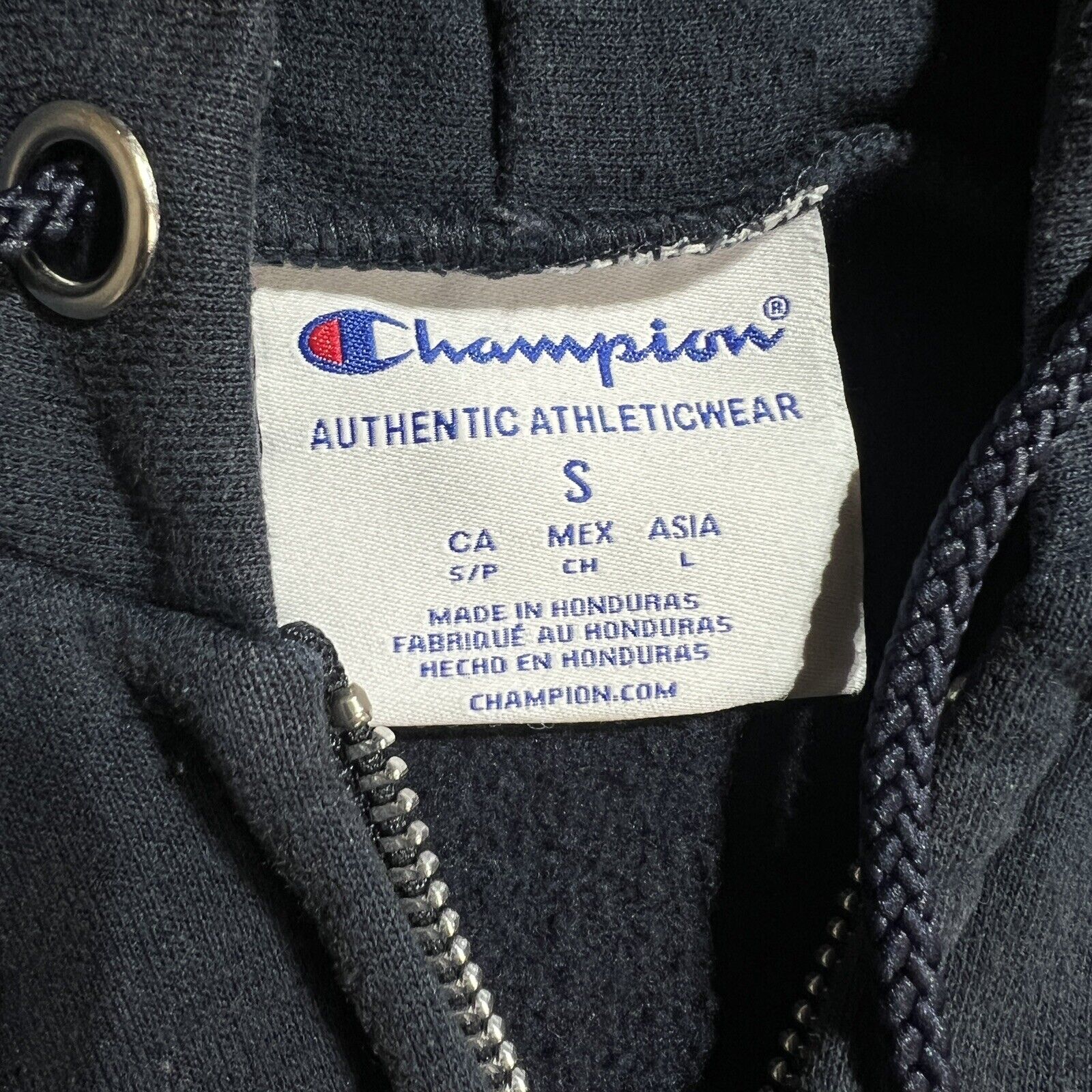 Champion Howard University Hoodie Men’s Small Multicolor Long Sleeve Full Zip
