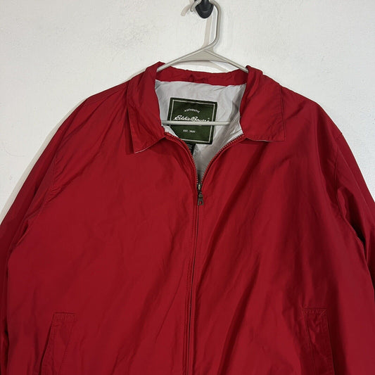 Eddie Bauer Jacket Men’s XL Color Red Full Zip Casual