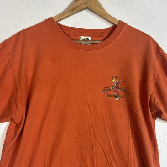 5 O’Clock Margaritaville Las Vegas T-Shirt Men’s Large Multicolor Short Sleeve