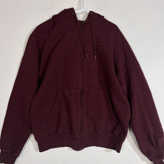 Champion Eco Hoodie Men’s Medium Color Maroon Heavyweight 