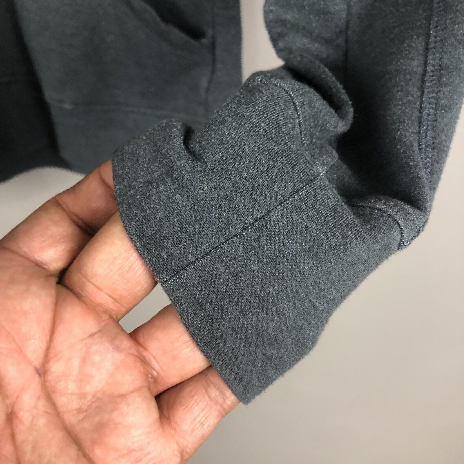 Asics Full Zip Women’s Hoodie Size Small Gray Long Sleeve Running
