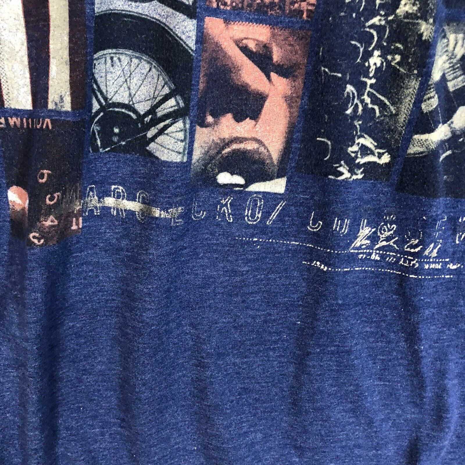 Marc Ecko Cut & Sew T-Shirt Men's Size Large Color Blue