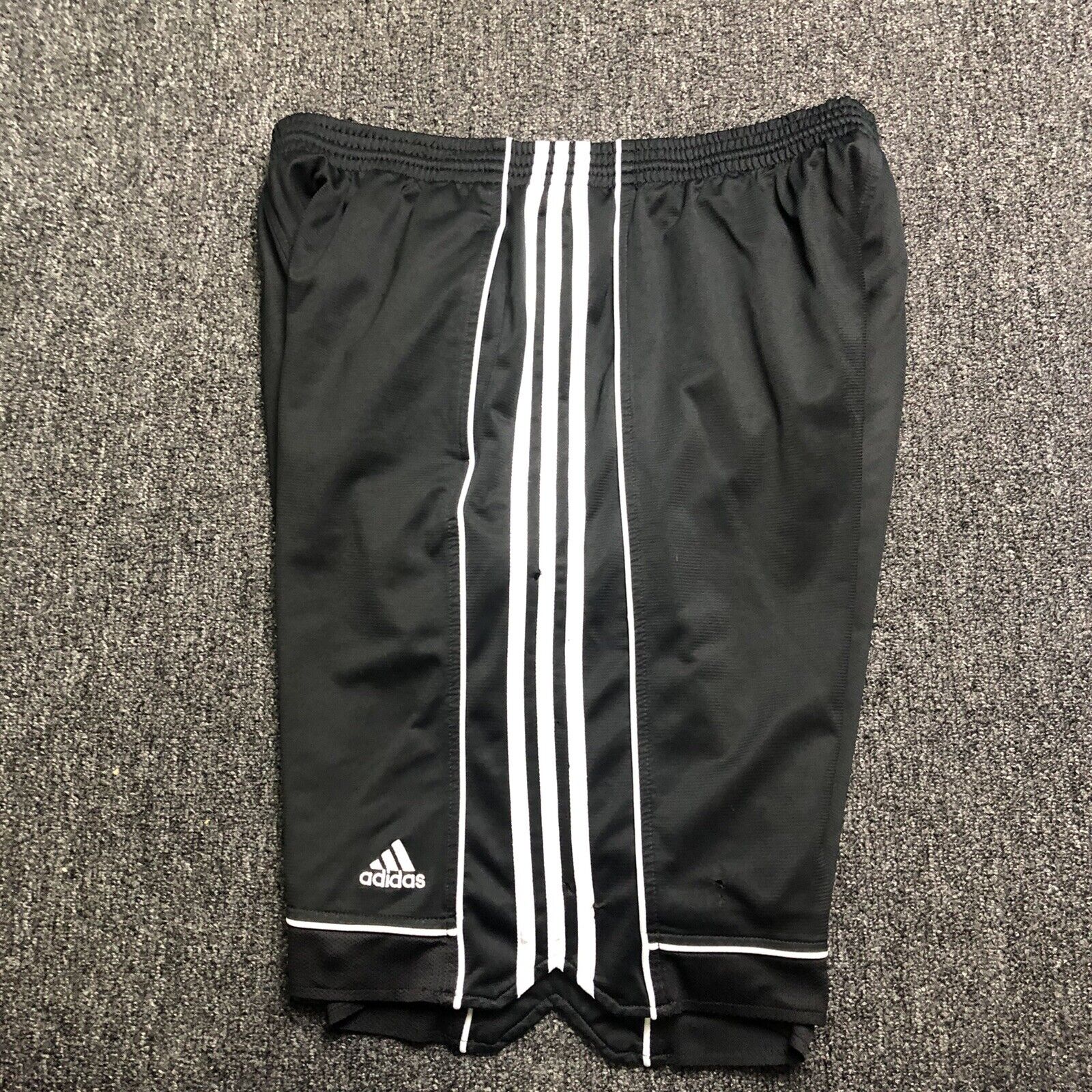 Adidas Shorts Mens Size Large Color Black/White. 1307200