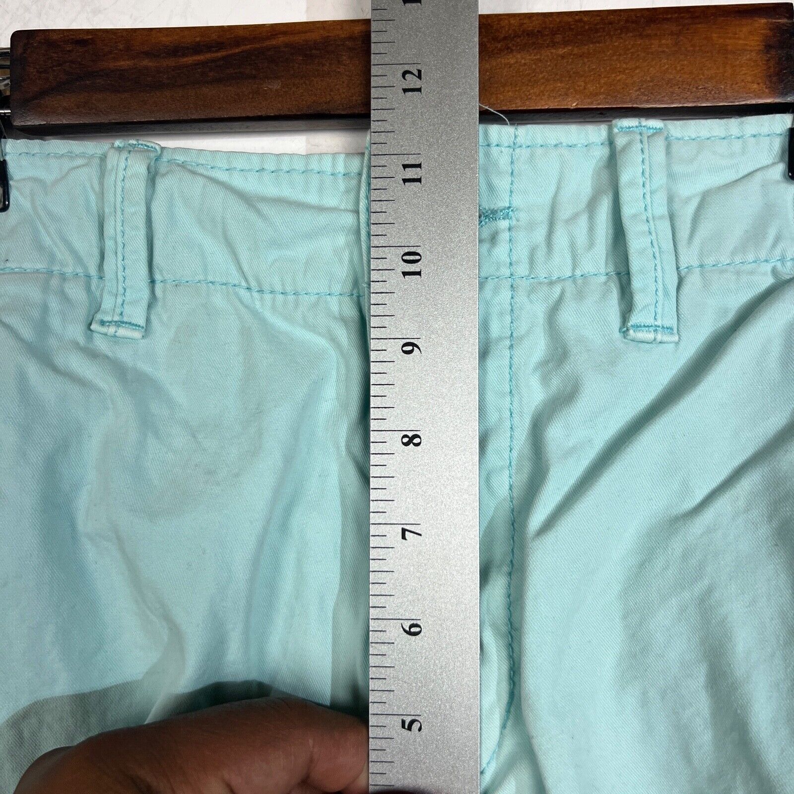 American Eagle Outfitters Chino Shorts Men's Size 31 Color Green