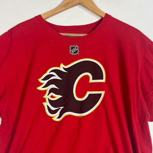 Adidas Calgary Flames Johnny Gaudreau  T-Shirt Men's Size XL Multicolor