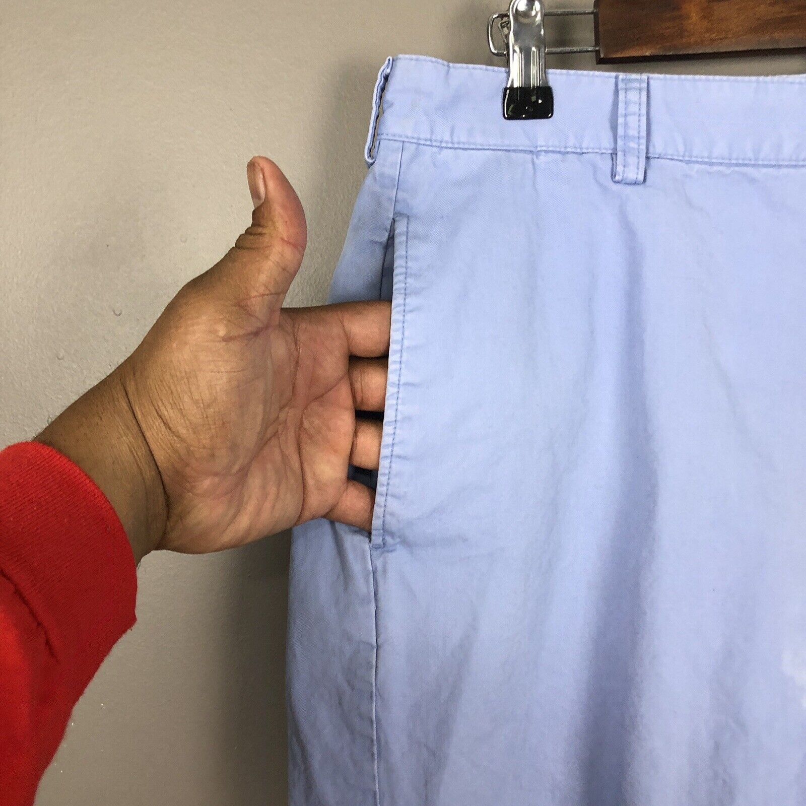 Brooks Brothers 346 Men’s Chino Shorts Size 33w Blue Casual
