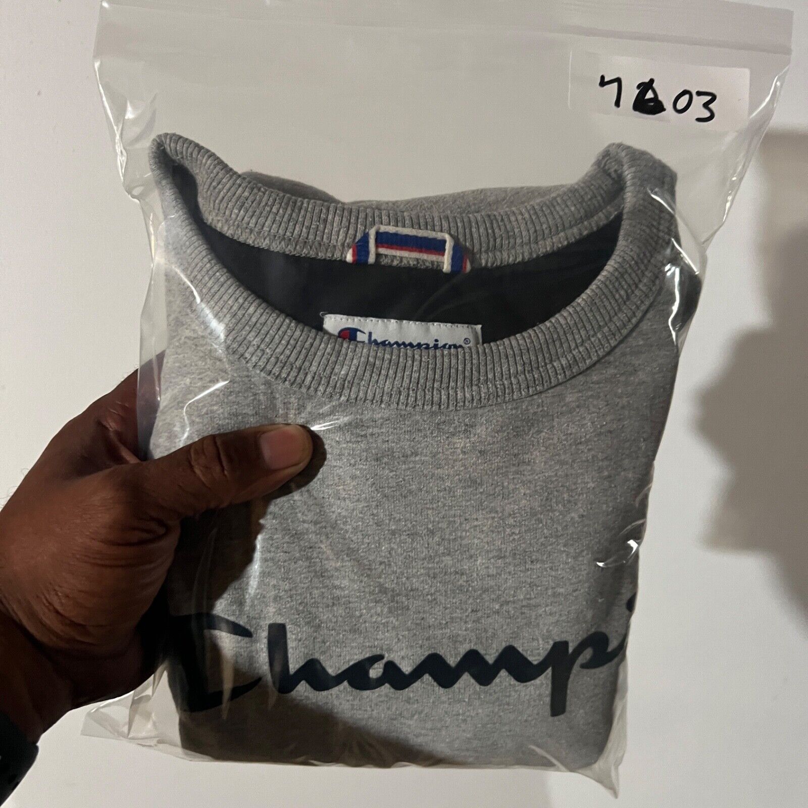 Champion Sweatshirt Men's Size Large Multicolor Long Sleeve Heavyweight Pullover