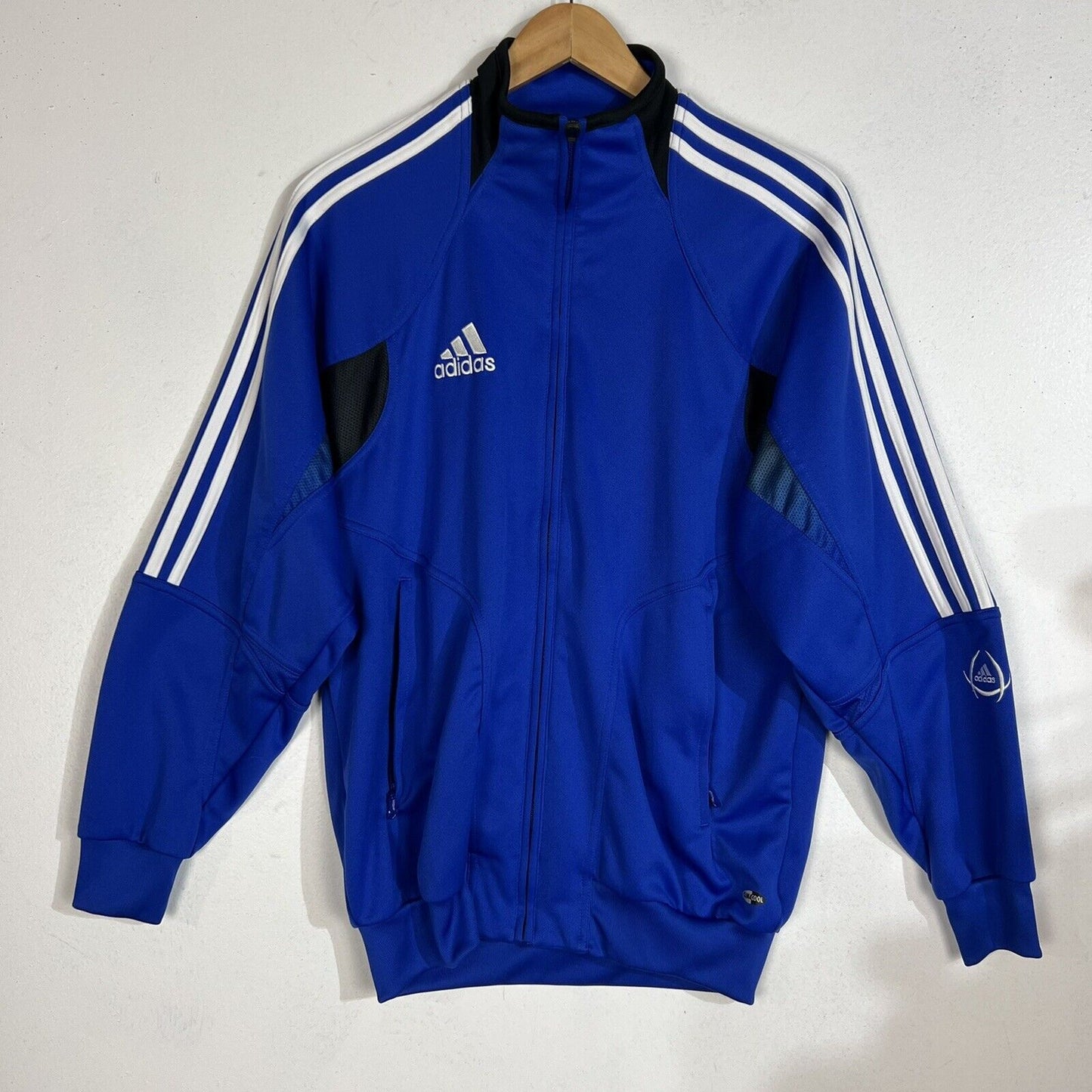 Adidas Men’s Track Jacket Size XL Multicolor (Pre Owned) Full Zip