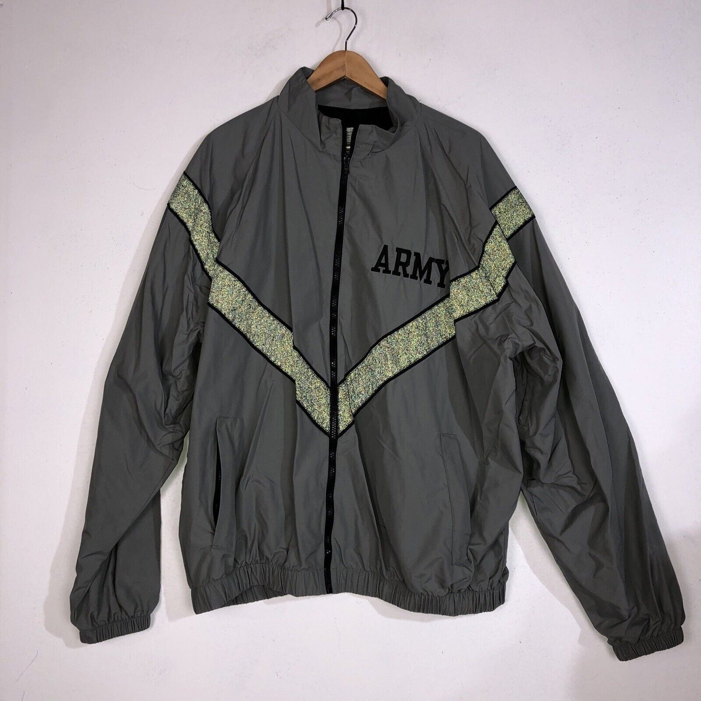 Army Jacket Mens XL Color Gray