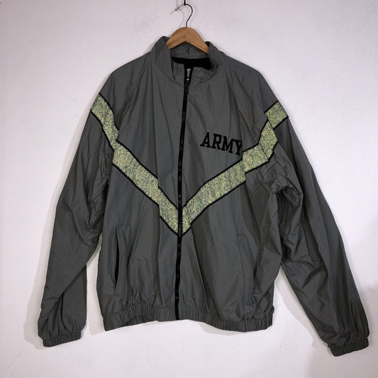Army Jacket Mens XL Color Gray