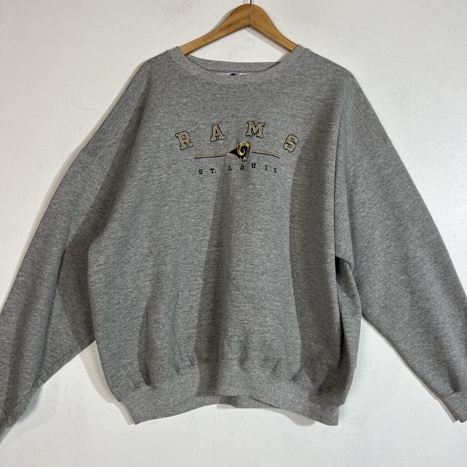 St. Louis Rams Champion Sweatshirt Men's XXL Multicolor Long Sleeve Sweater