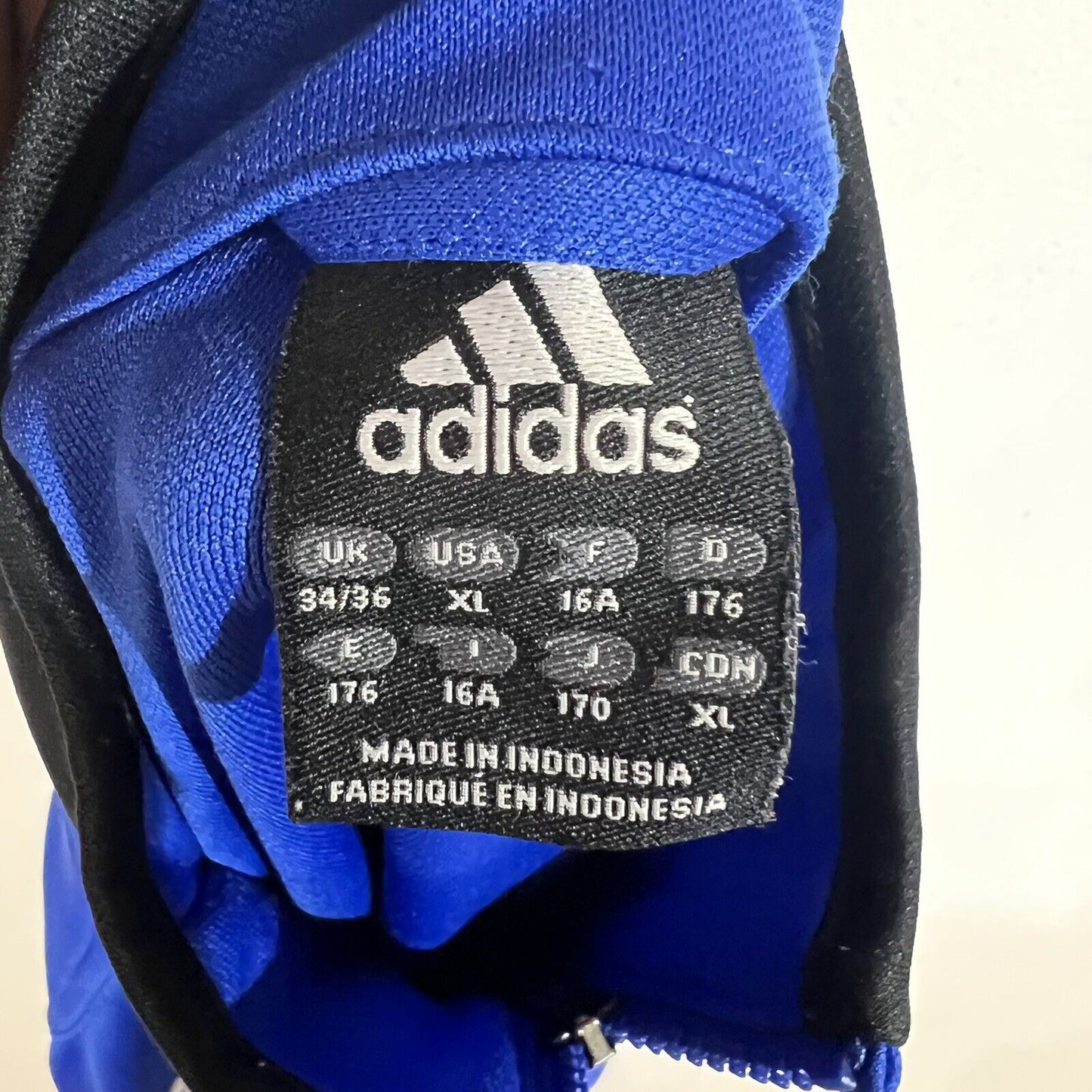 Adidas Men’s Track Jacket Size XL Multicolor (Pre Owned) Full Zip