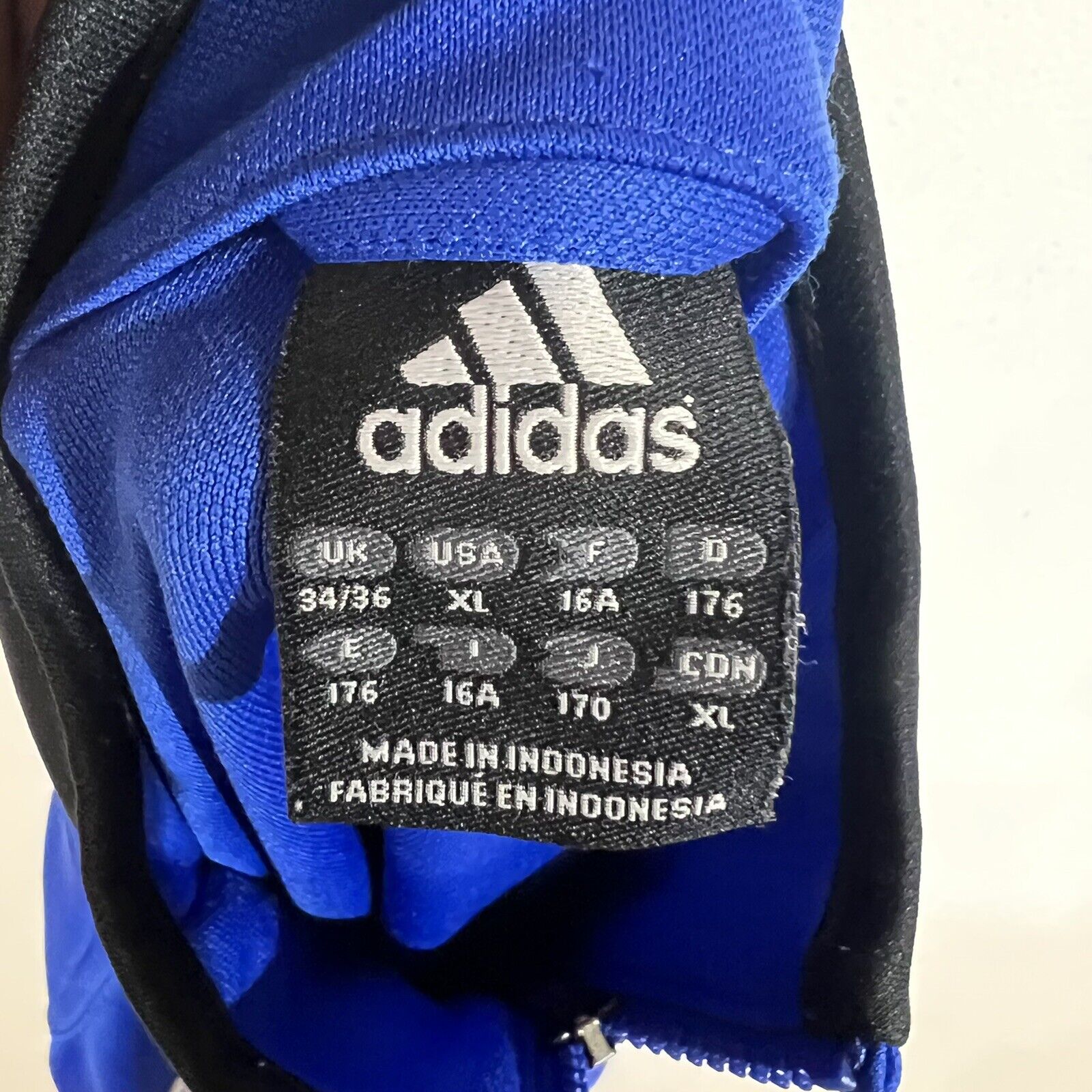 Adidas Men’s Track Jacket Size XL Multicolor (Pre Owned) Full Zip