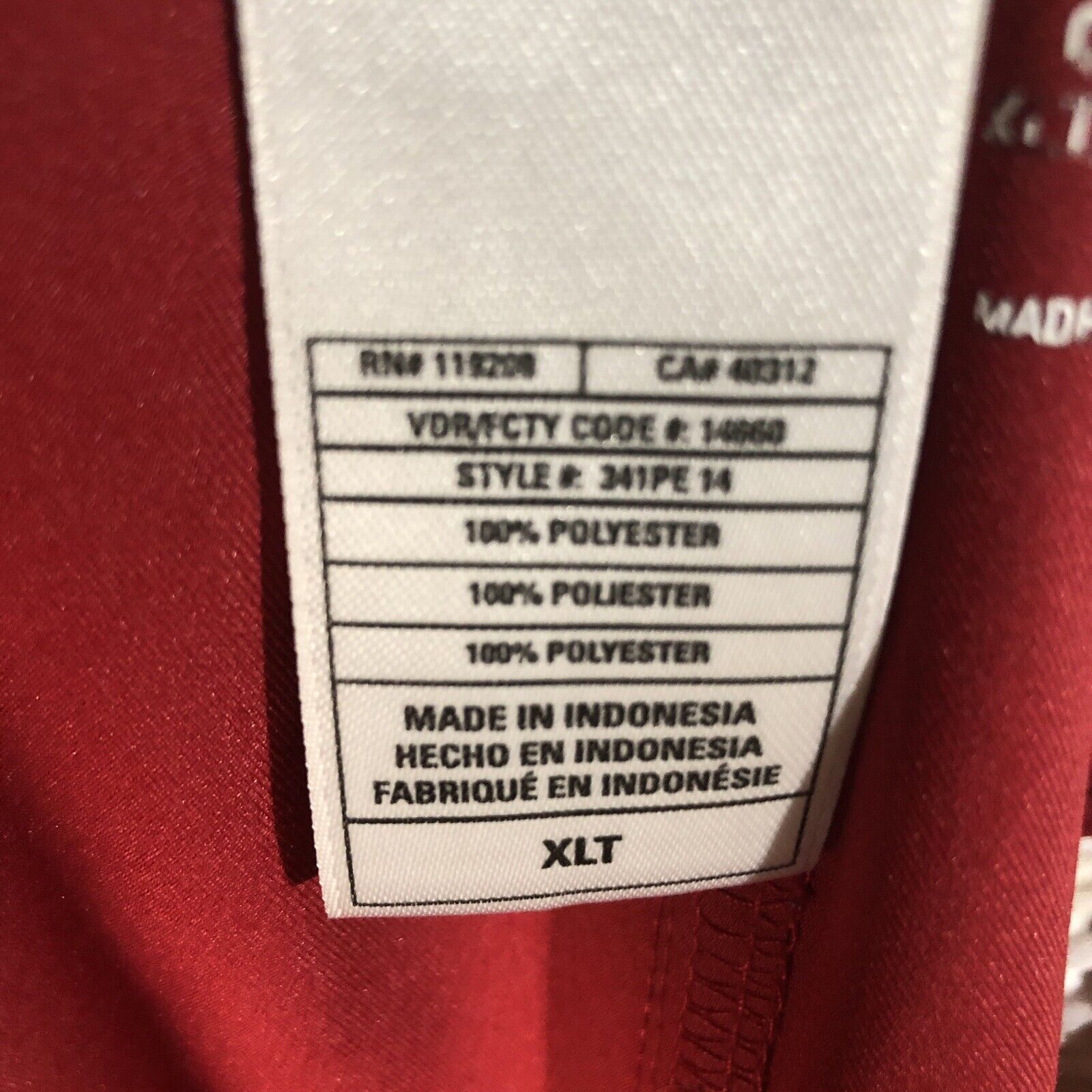 Adidas Indiana University Basketball Shorts Size XLT Multicolor