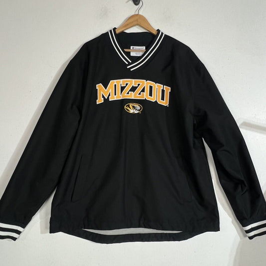 Champion Mizzou Jacket Men’s Large Multicolor Long Sleeve Lined Pullover