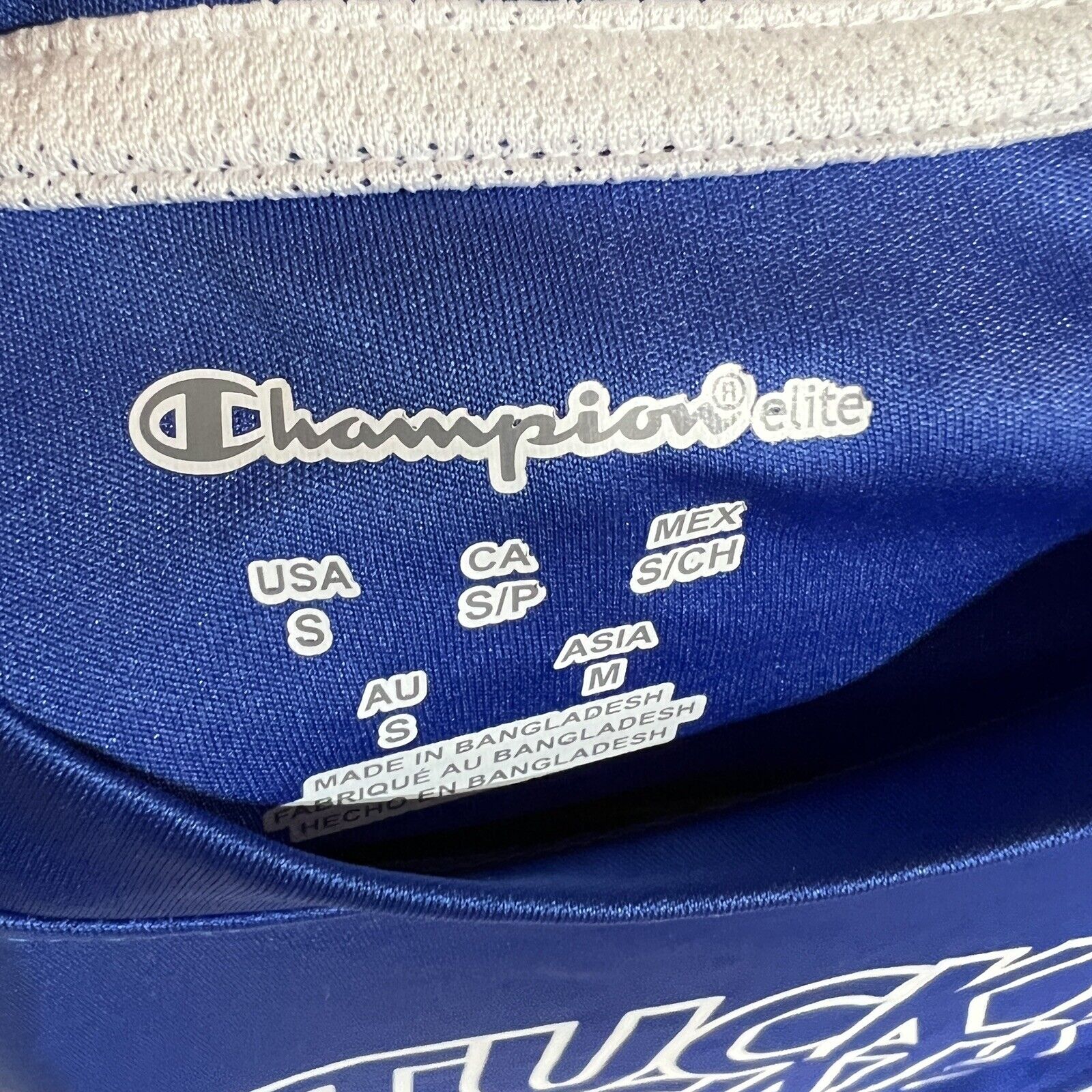 Champion Kentucky Wildcats Men’s Shirt Size Small Blue And White NCAA
