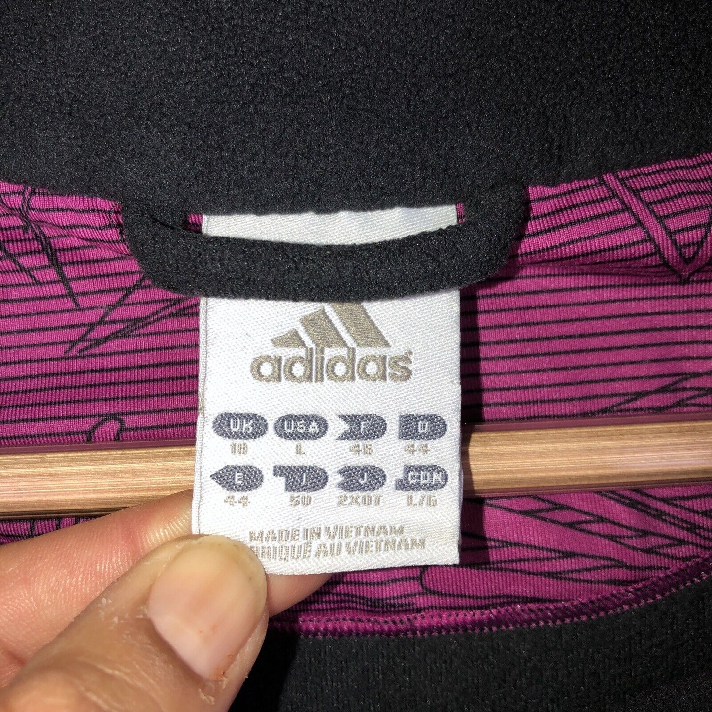 Adidas Fleece Jacket Womens Size Large Color Black