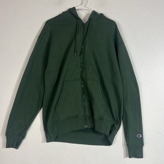 Champion Hoodie Men’s Size Large Color Green Full Zip Heavyweight