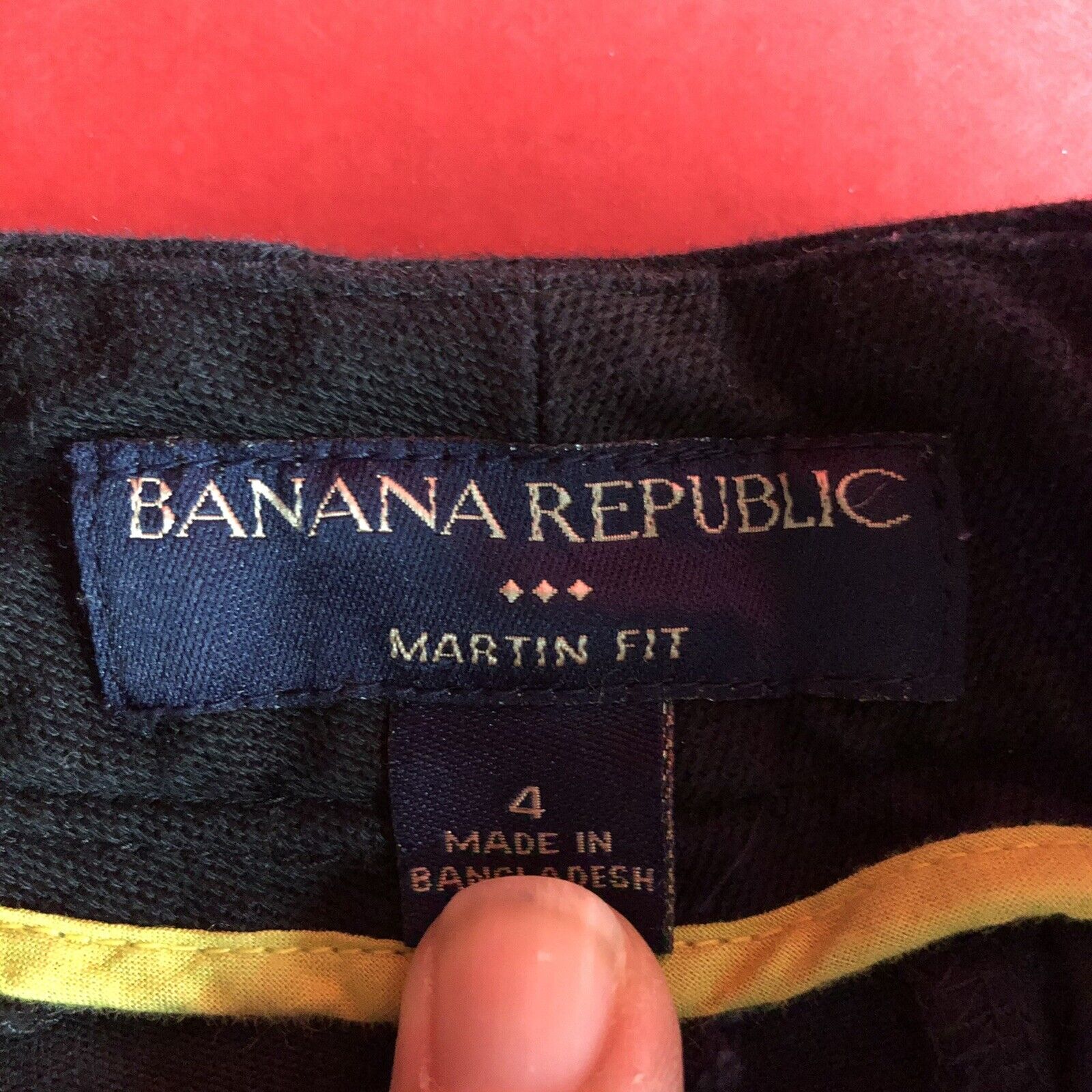 Banana Republic Martin Fit Shorts Womens Size 4 Color Black. 0441