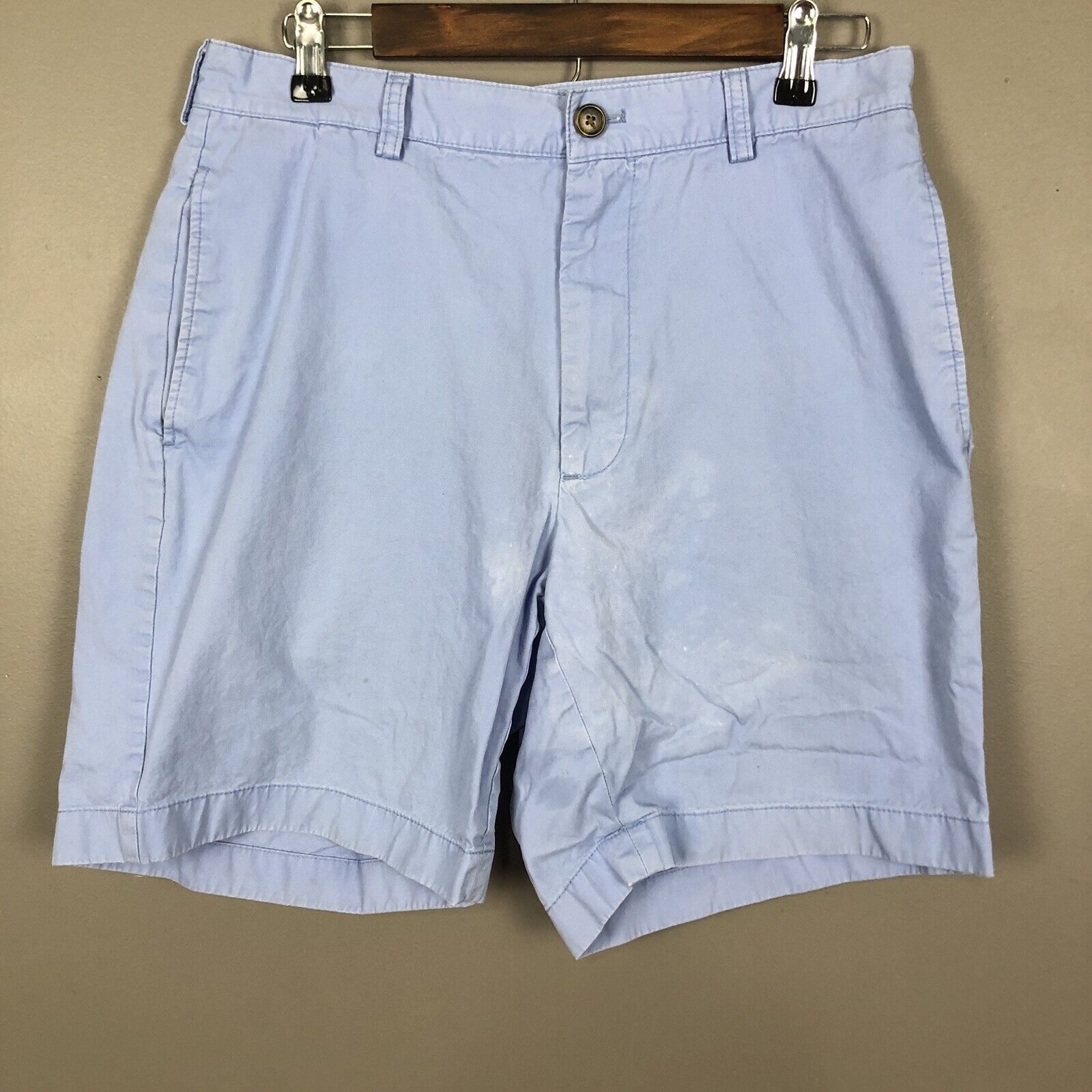 Brooks Brothers 346 Men’s Chino Shorts Size 33w Blue Casual