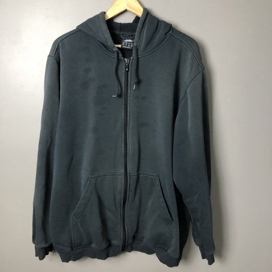Adidas Full Zip Jacket Men’s Large Charcoal Gray Long Sleeve