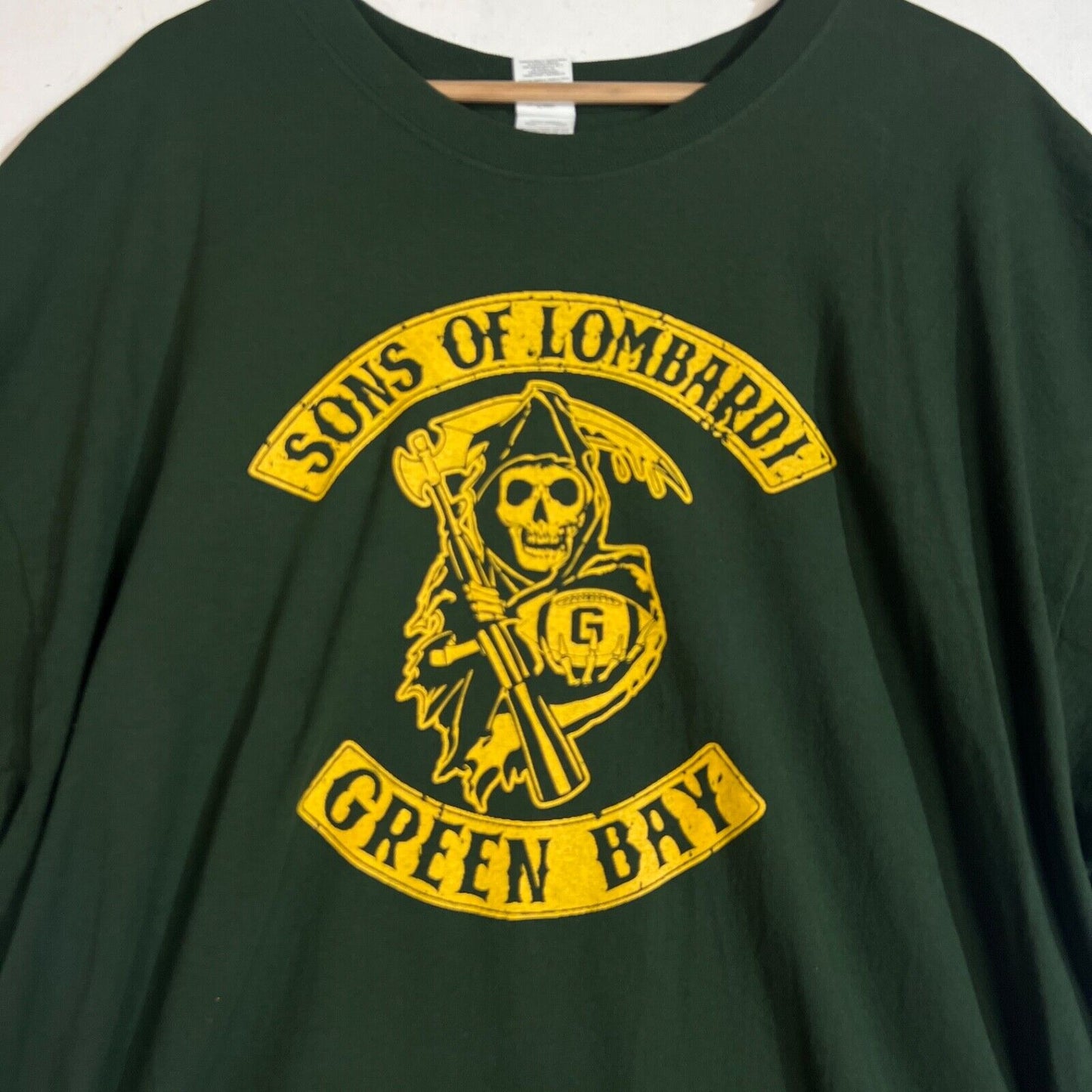 Son's Of Lombardi Novelty Shirt Men's Size 3XL Multicolor Green Bay Packers