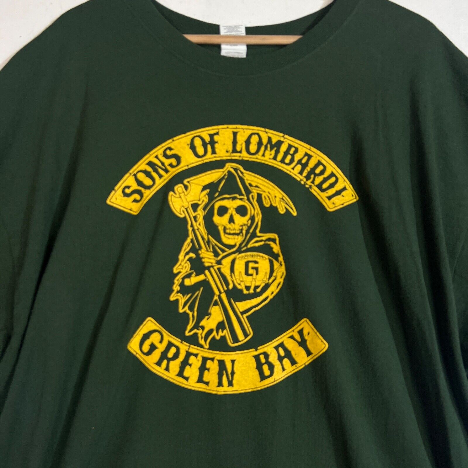 Son's Of Lombardi Novelty Shirt Men's Size 3XL Multicolor Green Bay Packers
