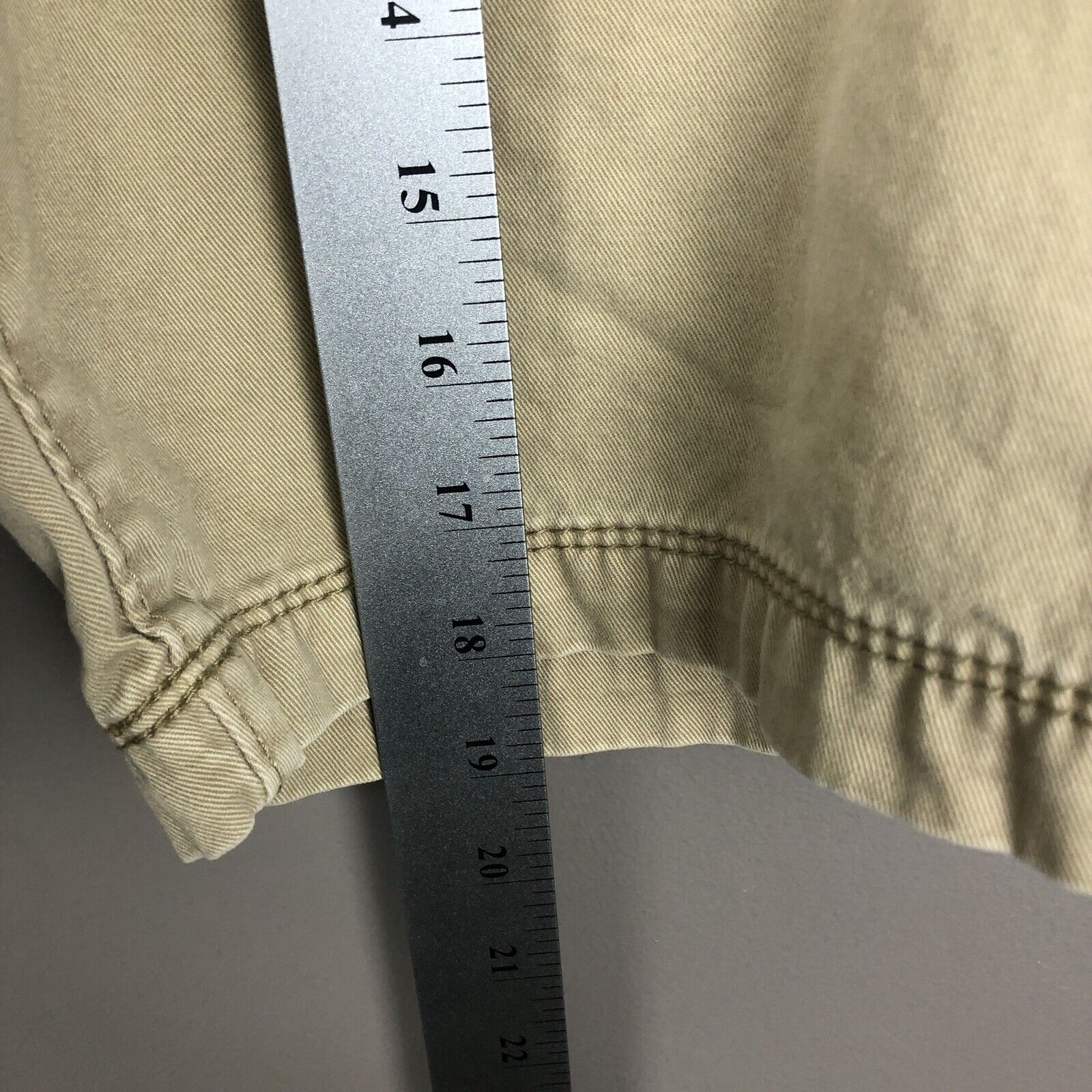 American Eagle Men’s Chino Shorts Size 31w Beige Heavy Casual