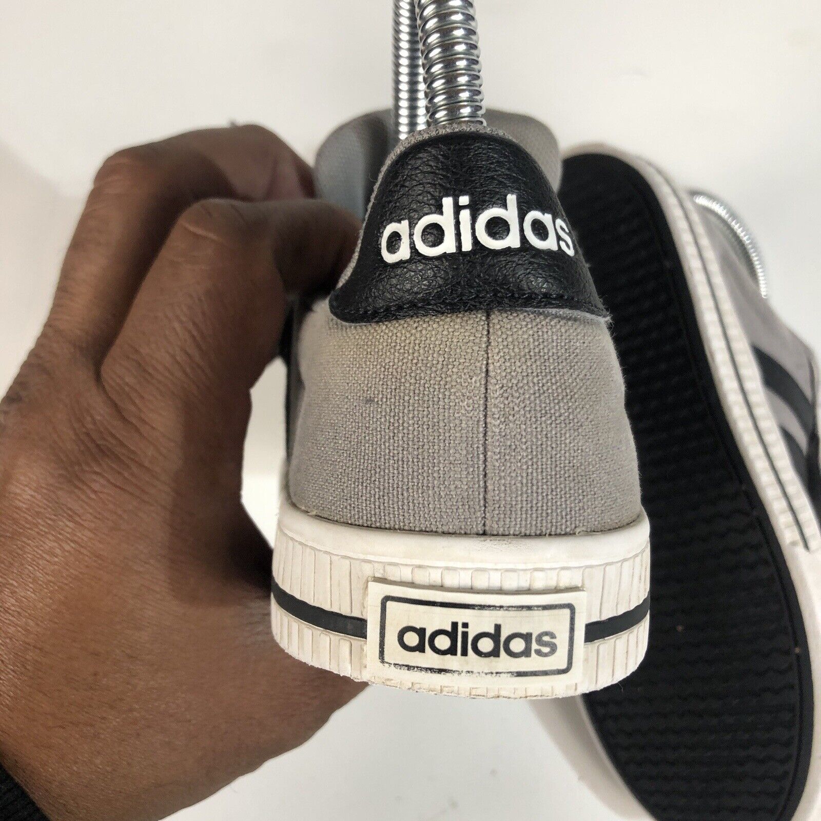 Adidas Sneakers Boy’s Size 4 Color Gray Lace Up