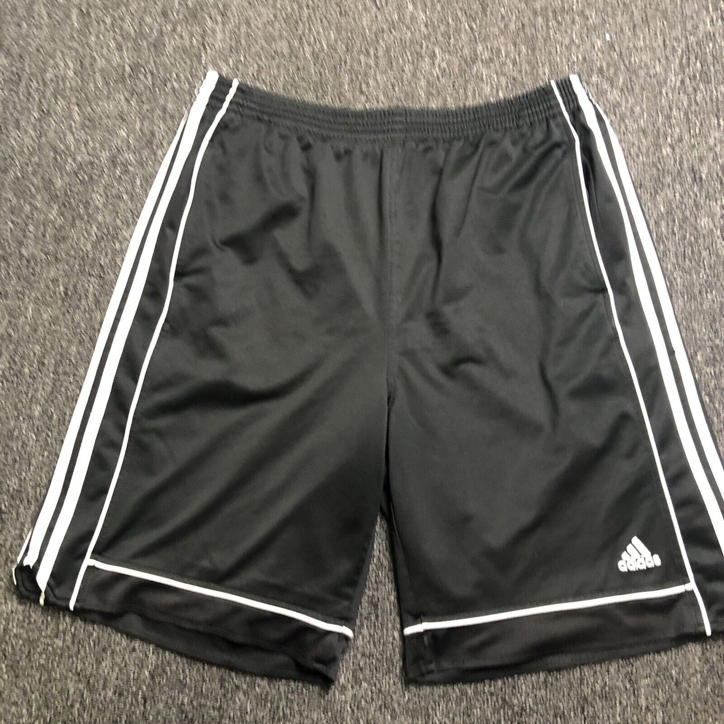 Adidas Shorts Mens Size Large Color Black/White. 1307200