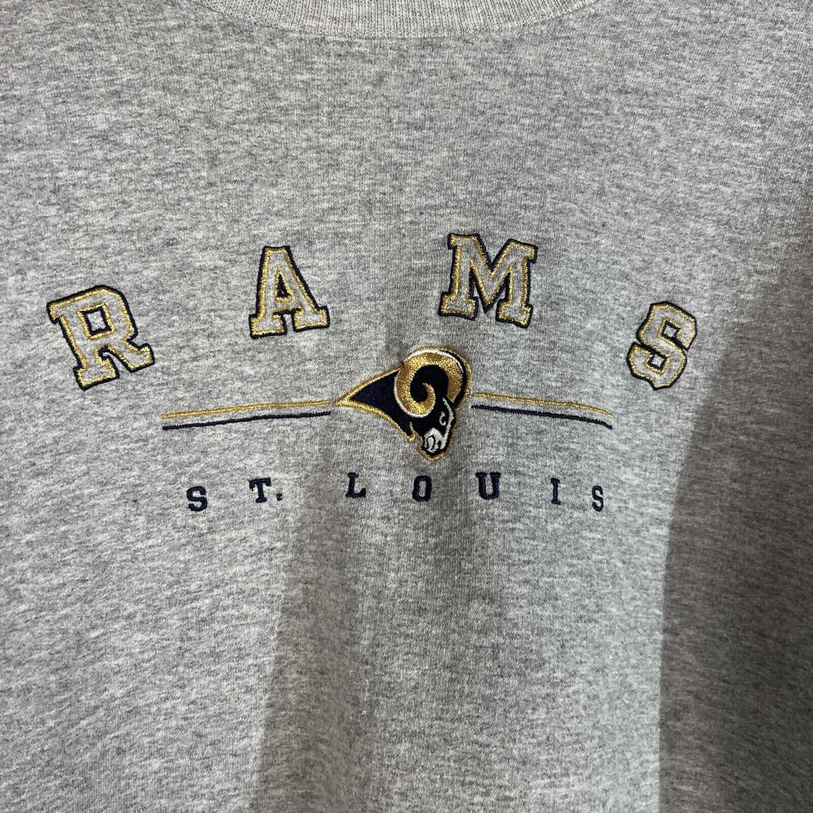 St. Louis Rams Champion Sweatshirt Men's XXL Multicolor Long Sleeve Sweater